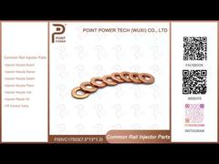 Arruela de cobre do bico injetor F00VC17503 F00V C17 503 Tamanho 7.5*15*1.5 Junta do pulverizador diesel para calço