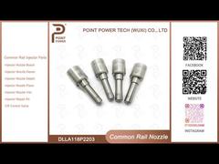 Assista: DLLA118P2203 0433172203 Bico Bosch Common Rail para Injetores 0445120236 Vitrine