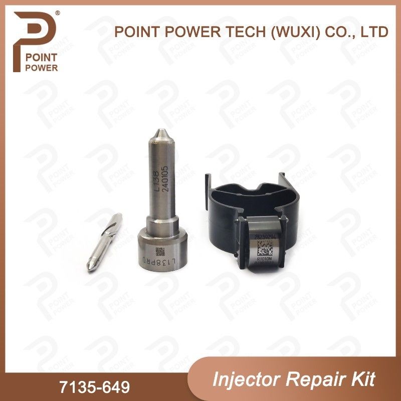 7135-649 Kit de reparação de injetores Delphi com bocal L138PRD e 28239294 Kit de válvula de controle