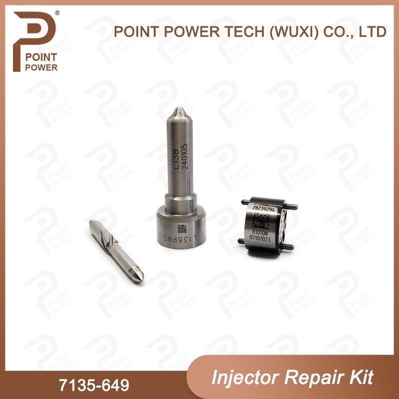 7135-649 Kit de reparação de injetores Delphi com bocal L138PRD e 28239294 Kit de válvula de controle