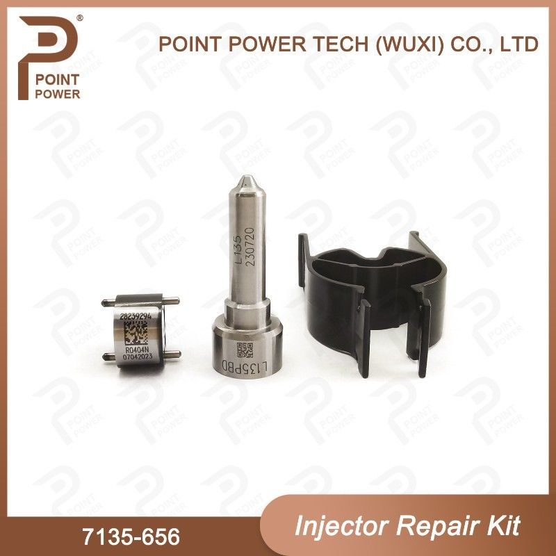 7135-656 Kit de reparação do injetor Delphi para o injetor R00504Z Kit de válvula de bocal com bocal L135PBD