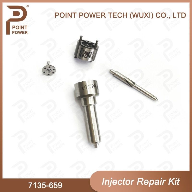 Kit ISO 7135-659 Delphi Injector Repair Kit para injetores R02801D Kit de válvula de bocal