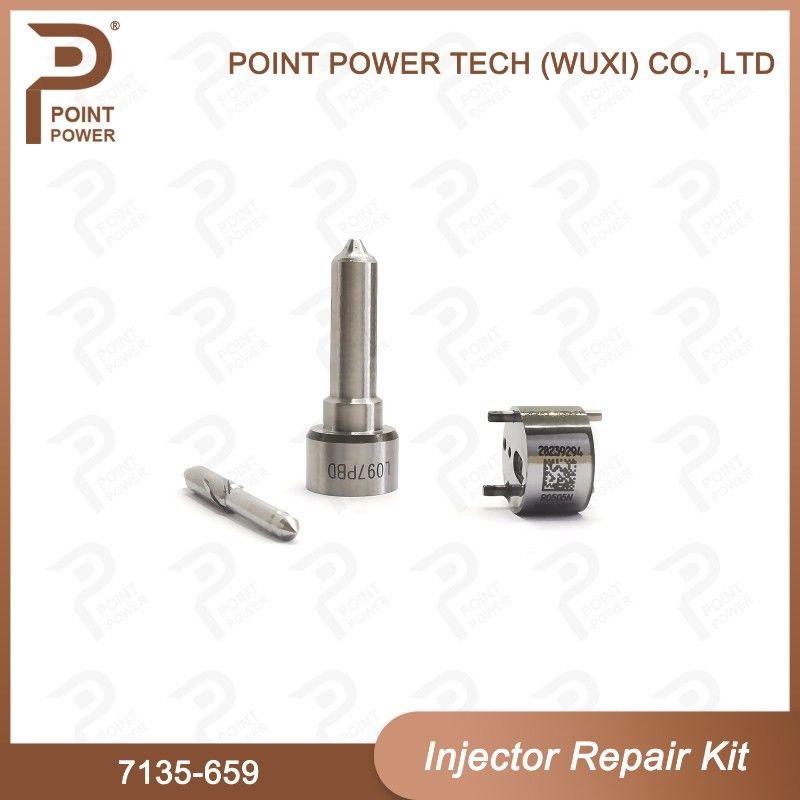 Kit ISO 7135-659 Delphi Injector Repair Kit para injetores R02801D Kit de válvula de bocal