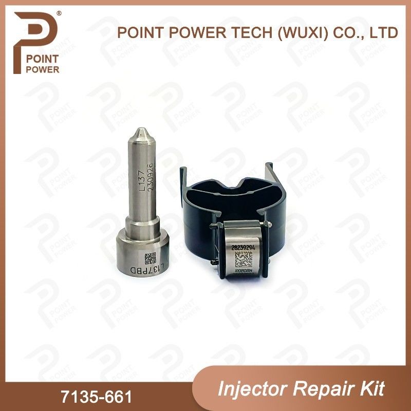 7135-661 Kit de reparação do injetor Delphi com bocal L137PBD e 28239294 Kit de bocal de válvula de controle-CVA