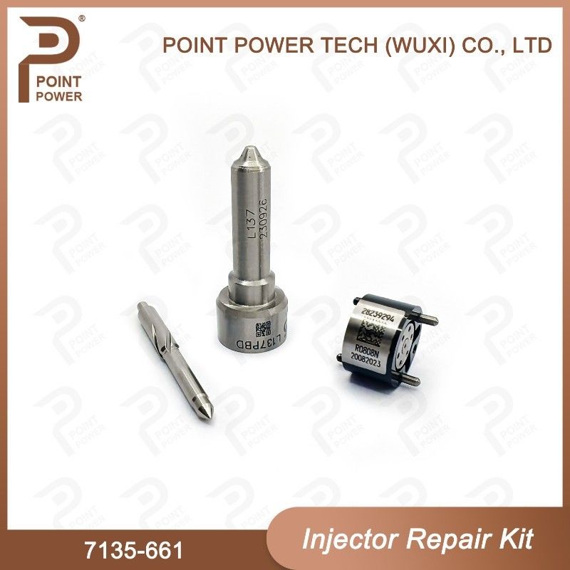 7135-661 Kit de reparação do injetor Delphi com bocal L137PBD e 28239294 Kit de bocal de válvula de controle-CVA