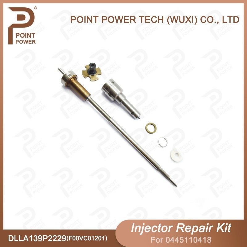Kit de reparação de injetores da Bosch para injetores 0445110418 Bocal DLLA139P2229 E F00VC01201