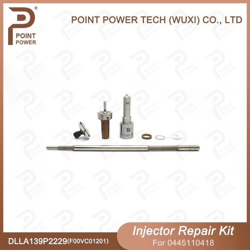 Kit de reparação de injetores da Bosch para injetores 0445110418 Bocal DLLA139P2229 E F00VC01201