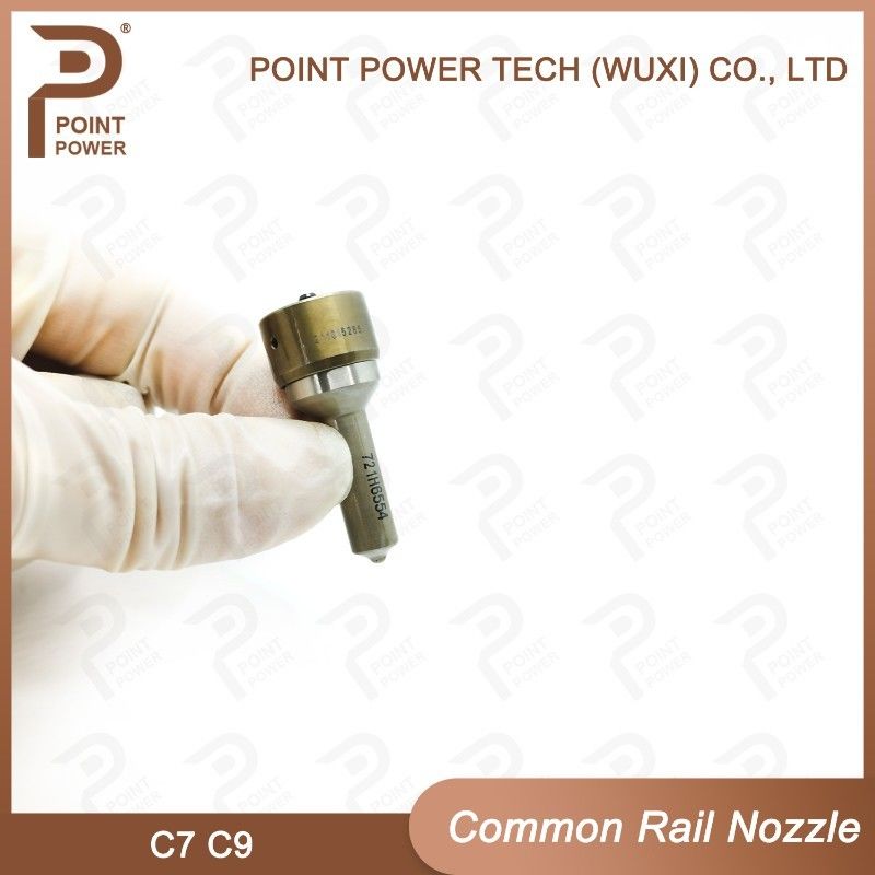 C9 Bocal de injecção de carris comuns de aço de alta velocidade preto ISO9001 Bocal de injecção de diesel