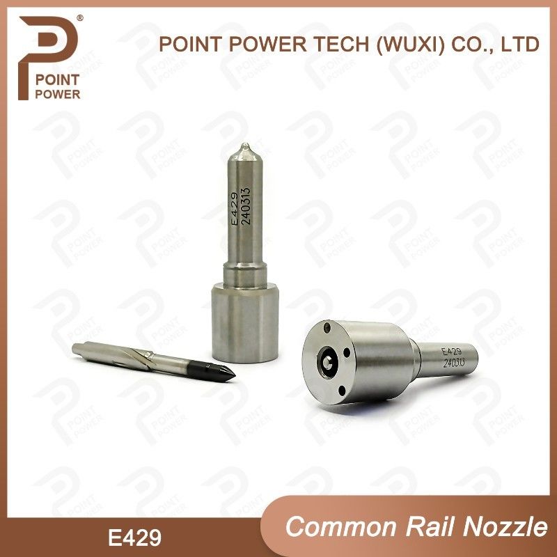 E429 Injector Delphi Common Rail Nozzle Alta velocidade aço prata cor diesel injector de bocal