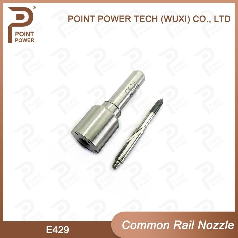 E429 Injector Delphi Common Rail Nozzle Alta velocidade aço prata cor diesel injector de bocal
