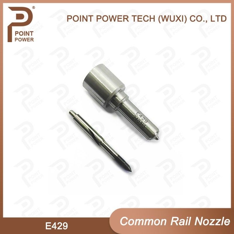 E429 Injector Delphi Common Rail Nozzle Alta velocidade aço prata cor diesel injector de bocal