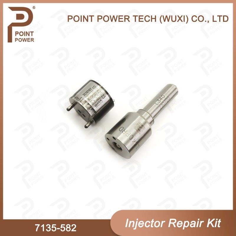 Kit de reparação Delphi 7135-582 para injetor R00201D Inclui bocal H340 e válvula 28297167