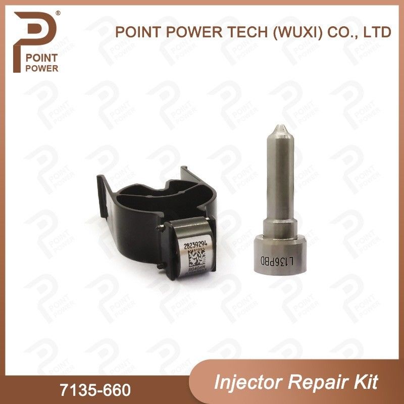 7135-660 Kit de reparação, para injetor# R03001d, Kit de válvula de bico, Kit de bico-Cva aplicado HMC / KIA J2.9 CT