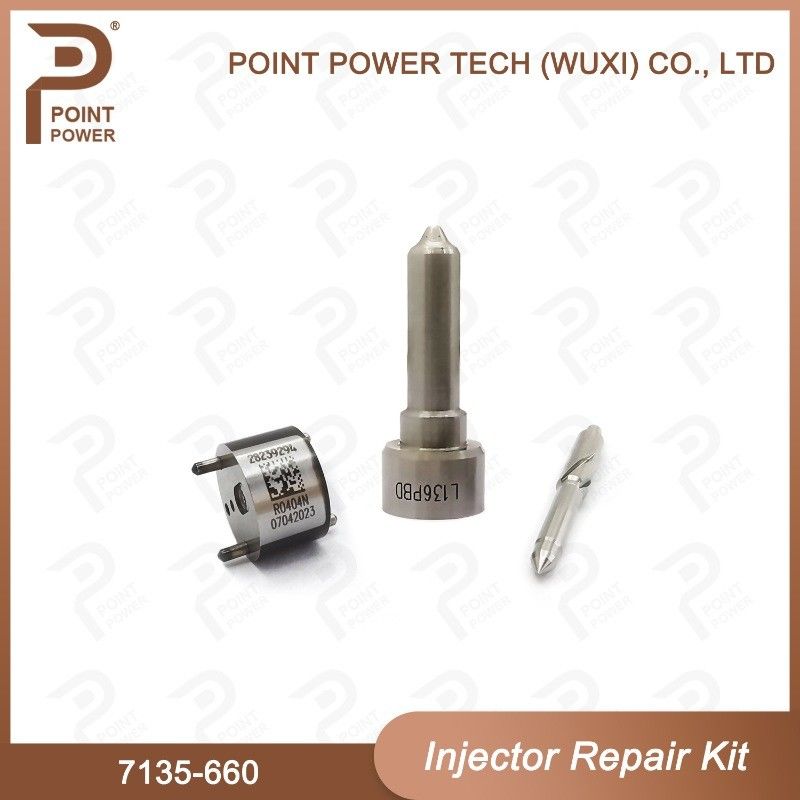 7135-660 Kit de reparação, para injetor# R03001d, Kit de válvula de bico, Kit de bico-Cva aplicado HMC / KIA J2.9 CT