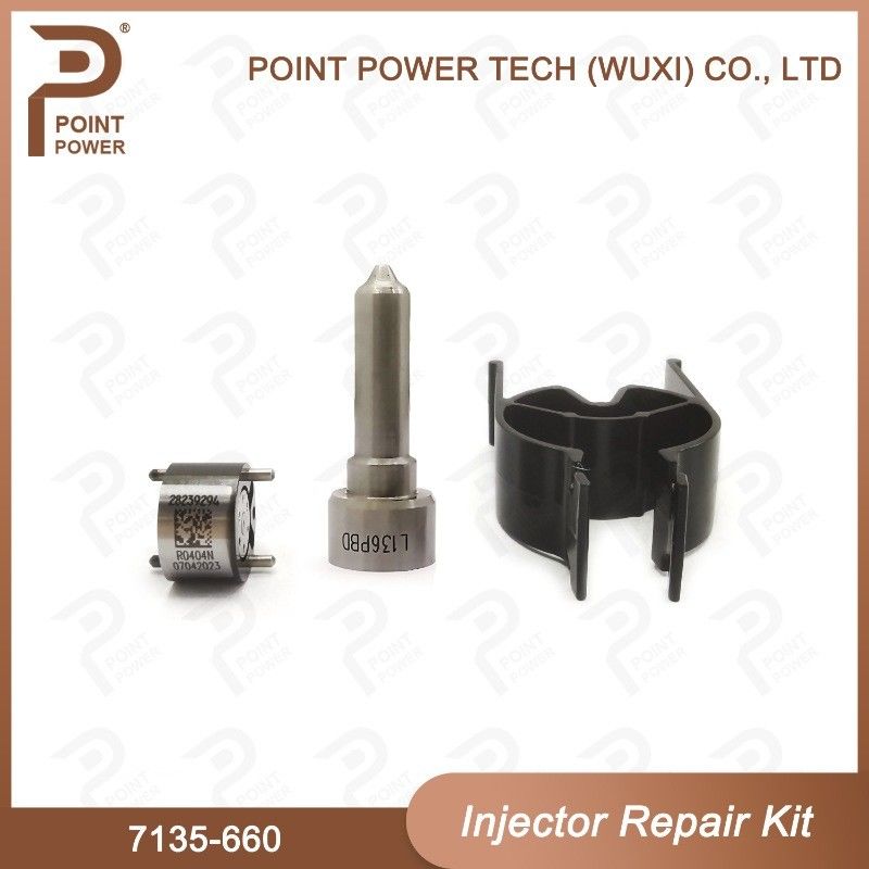 7135-660 Kit de reparação, para injetor# R03001d, Kit de válvula de bico, Kit de bico-Cva aplicado HMC / KIA J2.9 CT